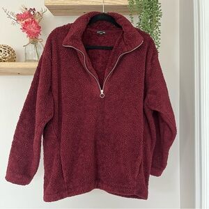 Express Teddy Quarter Zip